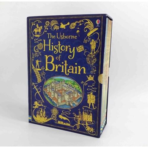 7-13 year 10book/set The usborne History of Britain Children English picture book Science popularization of history for children
