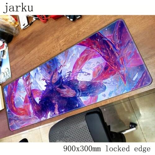 Anime Tokyo Ghoul mouse pad gamer 900x300mm notbook mouse mat gel large gaming mousepad HD pattern pad mouse PC desk padmouse