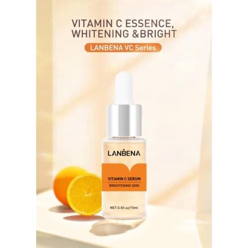 LANBENA Vitamin C Hyaluronic Acid Face Serum Acne Treatment Anti Wrinkle Whitening Moisturizing Anti Aging Skin Care TSLM1