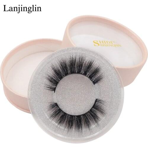 LANJINGLIN 1 pair False Eyelashes Natural Wispy Fluffy Dramatic Volume Fake Lashes Makeup Eyelash Extension Tools for Sale