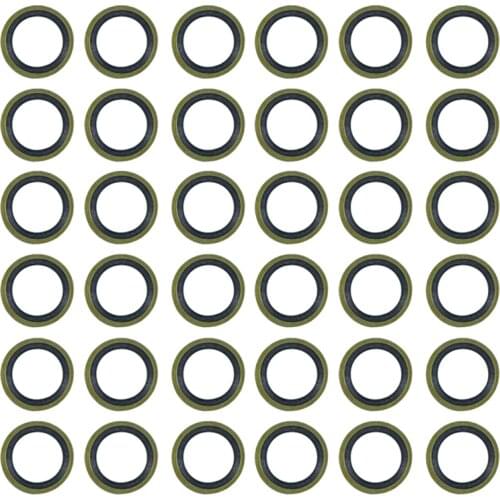 M10 Banjo Bolt Oil Drain Screw Sealing Washer gaskets 1set /40 pcs for Motorcycle Hydraulic clutch Brake Pump Brake Hose Caliper