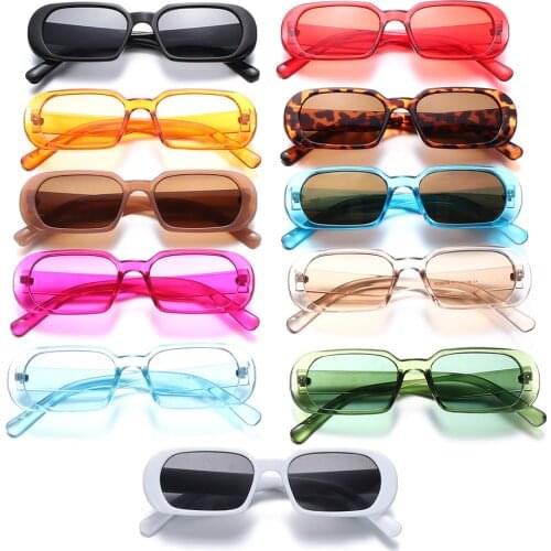 Jelly Color Small Frame Shades Eyewear Retro Oval Sunglasses for Women glasses Vintage UV400 Goggles Ladies