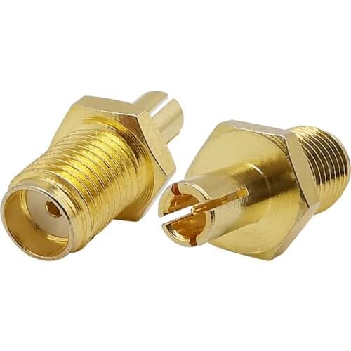 2Pcs SMA Female Jack to TS9 Male Plug Straight Antenna Cable Connector RF Coaxial Connector TS9 Plug to SMA Jack