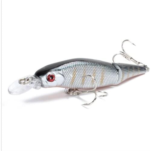 1PCS Wobblers Pike Fishing Lures Multi Jointed Sections Hard Bait 85mm/7.4g Artificial Bait Minnow Crankbait Fishing Tackle Lure