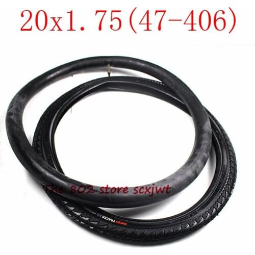Size20 Inch tyre 20x1.75 inner and outer tire for MTB Bikes Road Cycling Bicycle Tyres inner tubes 20*1.75 Electric bicycle Tire