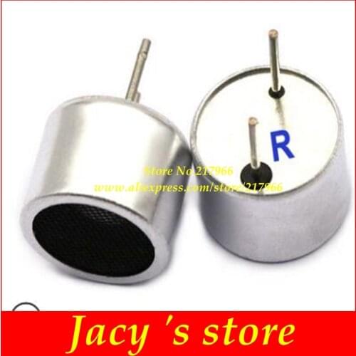 100PCS/LOT ,Piezoelectric ceramic ultrasonic sensor TC40-16 T and R 40KHz 16mm split transmitter and receiver