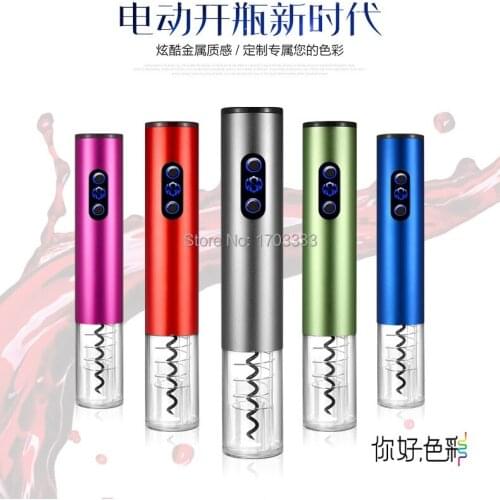 40pcs Electric Automatic Cordless Red Wine Corkscrew Bottle Opener Tool Foil Cutter DHL Fedex Free shipping
