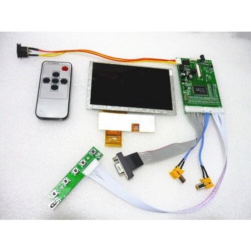 5 inch vehicle-mounted LCD suite, projection HSD050IDW1 resolution 800 x480 DIY on-board computer monitors