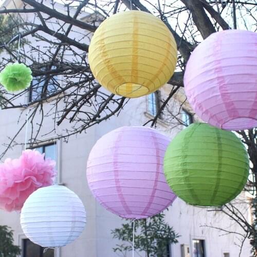 8inch 20cm Round Chinese Paper Lantern Wedding Baby Shower Birthday Party Christmas Halloween Home Bedroom Decoration Lampion