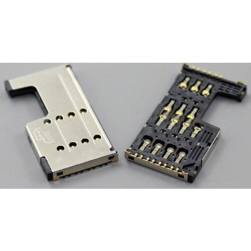 ChengHaoRan 1PC Sim Card+SD Card 2 in 1 Reader Tray Socket Slot Holder For Lenovo A390T/A889/A880/A708T,KA-206