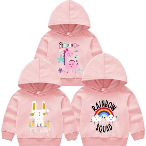 Long-Sleeved Childrens Sweatshirt Cartoon Print Fashion Boys And Girls Tops Autumn Clothes 1-5 Years Old