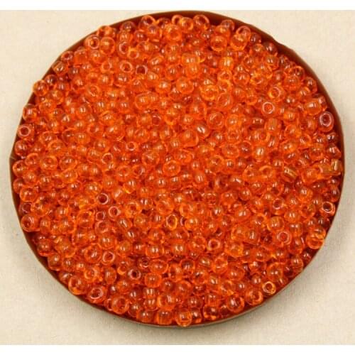 Factory Frice 80g/lot 3mm transparent Orange Glass Loose Spacer Seed Beads for Garment Accessories CN-BBG0,Yiwu