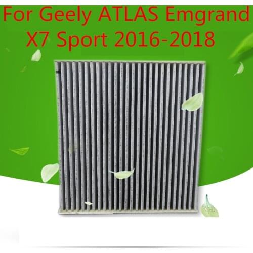 Air conditioning filter car accessories activated carbon purification air filter For Geely ATLAS Emgrand X7 Sport 2016-2018