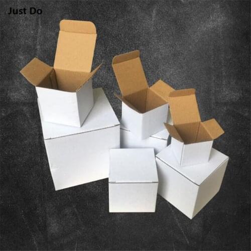 Cube White corrugated box mailer shipping box for Postal Transport packaging Cardboard Carton 3-Layers Corrugated Box