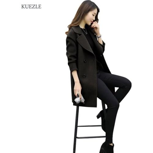 KUEZLE Womens Long Coats