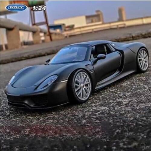 Willie Diecast Model Cars 1:24 Scale 918 Spyder Roadster Model Metal Car Simulation Static Adult Toys 18 Years Old Collection