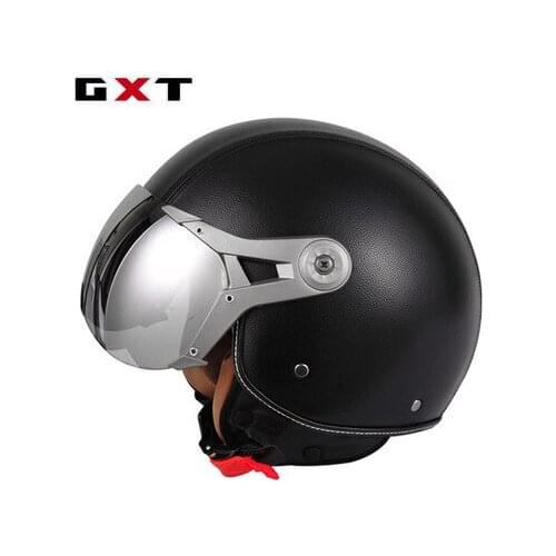 GXT motorcycle helmet cycling fashion retro helmet mens and womens personality helmet
