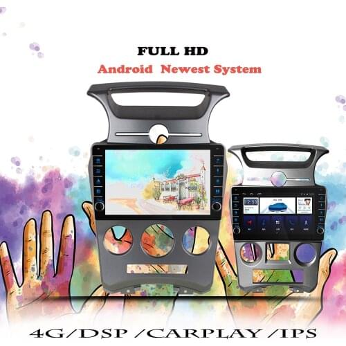 Multimedia Player For Kia Carens 2006 2007 2008 2009 2010 2011 2012 Android 10 Auto Car Radio Navigation GPS DVD Tape Recorder