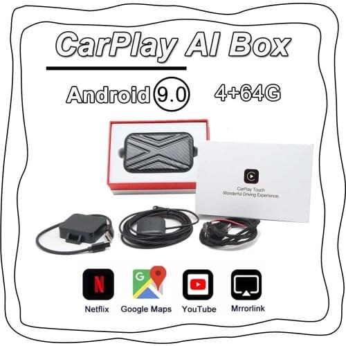 Teramont Sharan AI Multimedia Player Box Car 9.0 Android System 4+64G Applicable for Apple Carplay Android TV GPS official Box