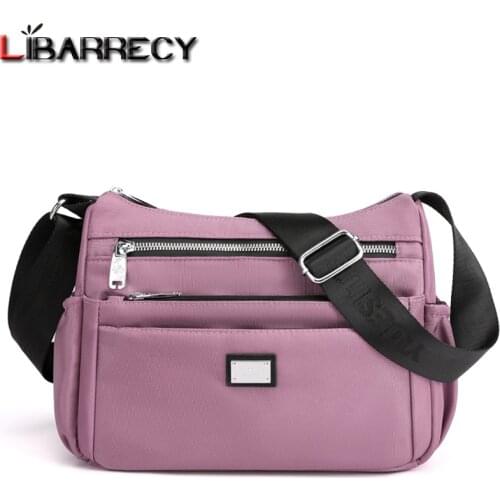 2021 New Solid Color Designer Womens Shoulder Bag Fashion Casual Design Ladies Bag High-quality Nylon Women Messenger Bags Sac