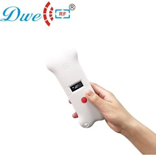 Free shipping new arrive 134.2khz fdx-b pet animal microchip rfid chip reader for dog sheep goat