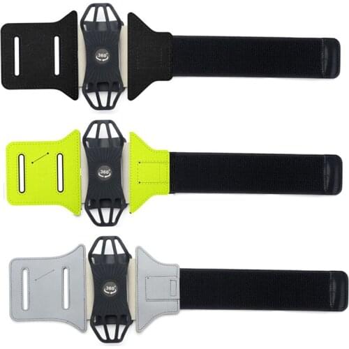 360 Degress Removable Rotating Arm Wrist Strap Bag Sports Mobile Phone Cover Running Wrist Bag Riding Smartphone Bag
