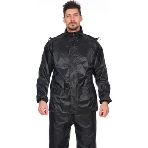 Outdoor Men Set Raincoat Pants Adult Hiking Rainwear Motorcycle Waterproof Windproof Raincoat Suit Erkek Mont Kaban Lluvia XX30