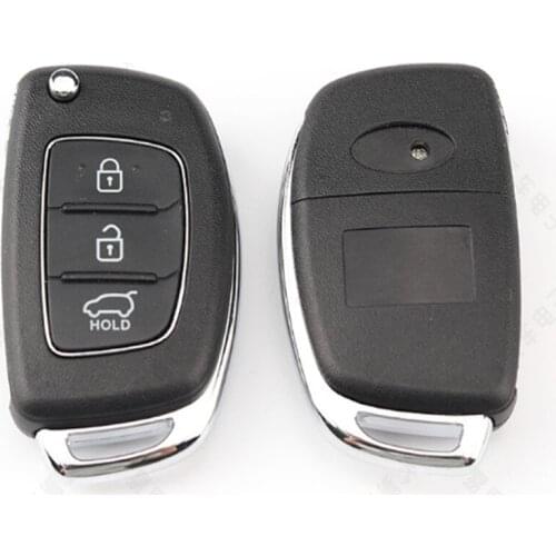 DAKATU Replacement Flip Car Remote Key Fob 3 Button 433MHz ID46 for Hyundai Sonata 8 IX35 Remote Key