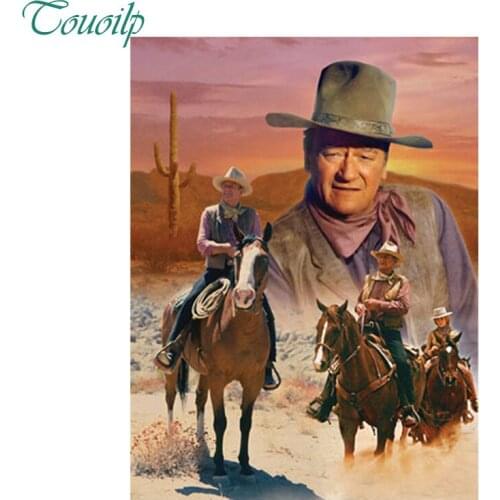 5D DIY diamond embroidery John Wayne Celebrity diamond painting Cross Stitch full round&square Rhinestone mosaic decoration