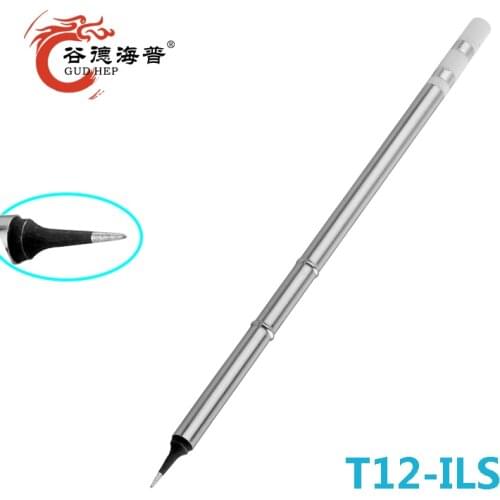 Gudhep Lead Free Black T12 Soldering Iron Tips Sharp Type T12 ILS Tips for FX951 FX950 Soldering rework Station