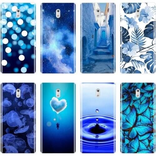 Blue Heart Flower Star Butterfly Aesthetic Phone Case For Nokia 7 Plus X6 Silicone Soft Back Cover For Nokia 8 6 5 3 2 1 Case