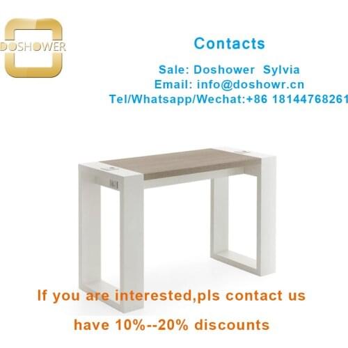 Doshower DS-W18118 fashion manicure nail table with nail table stable hand rest for nail table electric fan professional