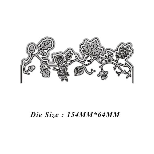 JMCRAFT 2021New Leaves And Vines Metal Cutting Dies DIY Scrapbook Handmade Paper Craft Metal Steel Template Dies