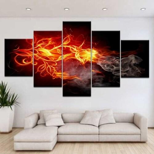 Le cronache dell'ordine di Rosacroce 5 Panel wall posters Print On Canvas Art Painting For home living room decoration