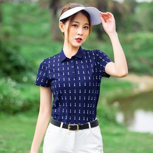 New Women Top Golf Shirts 2020 New Outdoor Sports Clothing Womens Polo Tshirt Short Sleeved T-shirt Tennis Shirt