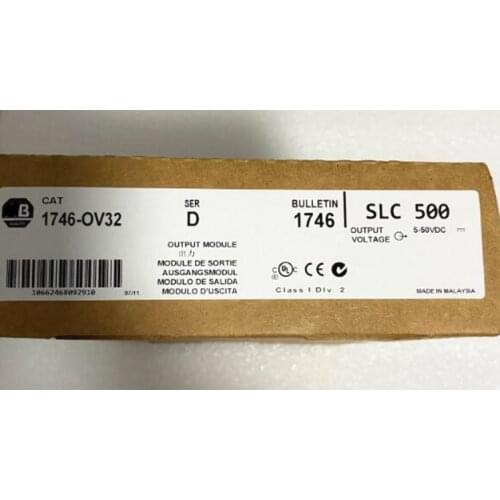 New Original 1746-OV32 PLC 10-50V DC Sink General-Purpose DC Outputs