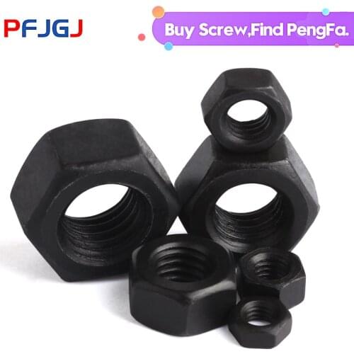 Peng Fa 40CRM10 grade nuts and 435 alloy steel grade 12.9 grade nuts GB6170 high strength hexagonal nuts M6-30