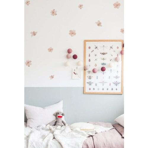 Wild Flowers Wall Adhesive Home Decor Print Foil Self Adhesive Wall Paper High Quality And Useful Accessory Trend New