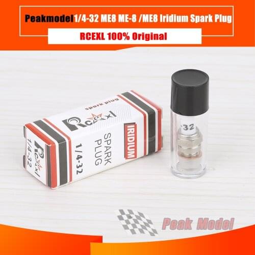 Rcexl 1/4-32 ME8 ME-8 /ME8 Iridium Spark Plug for RC JBA NGH Gasoline Engine