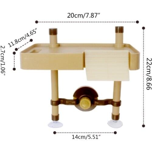C90D Reptile Small Medium Turtle Floating Pier with Ramp Ladder Basking Platform Aquarium Tank Decoration Ornaments
