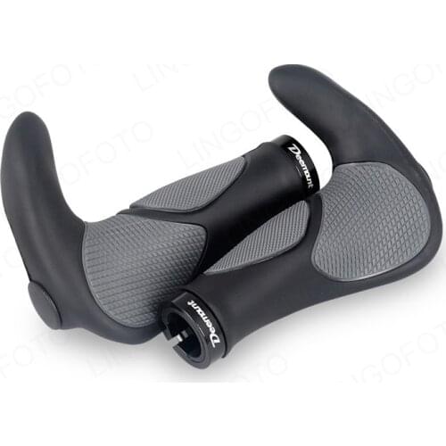 Deemount Rubber Mountain Bike Handlebar Horn Handle Grip MTB Road Bike Accessories