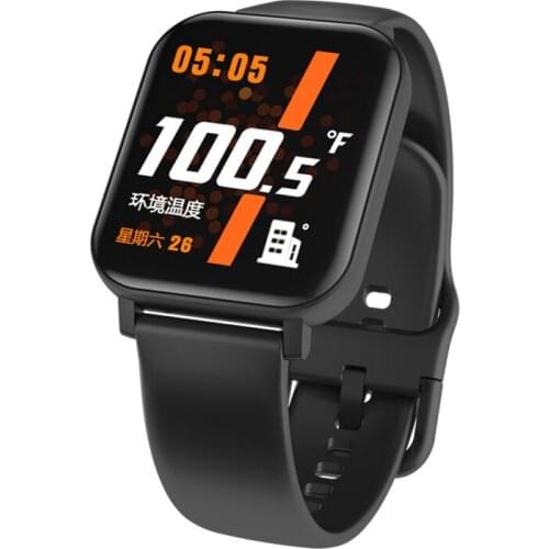 F25 New Smart Watch Temperature Measure Heart Rate Fitness Tracker Smart Bracelet for iOS Android Sports Watch Message Reminder