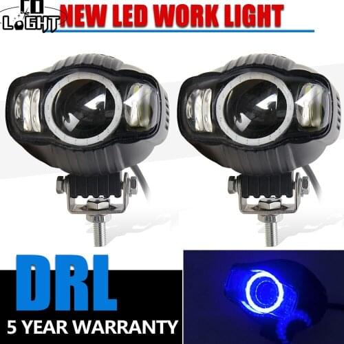 CO LIGHT 25W 3000LM Led Work Light 12V Blue DRL LED Spot Driving Fog Lamp For Lada Motorcycle Uaz 9V-85V 6500K