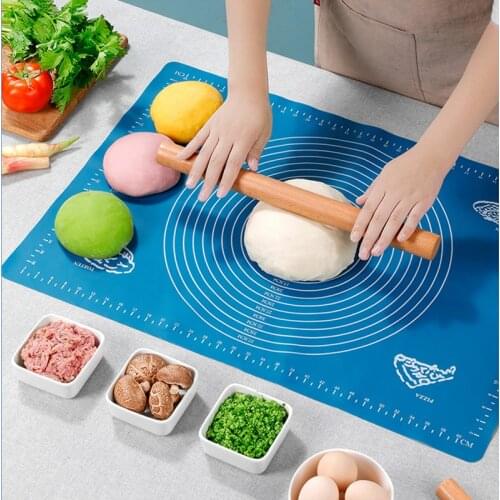 Thick Silicone Baking Mats 50*40cm Large Baking Tools Soft Chopping Board Non-Stick Mat Pastry Tools