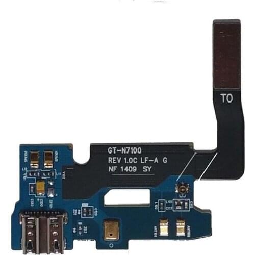 100% Brand New Parts For Samsung Galaxy Note 2 N7100 N7105 I317 USB Charger Charging Port Flex Cable Dock Connector Microphone
