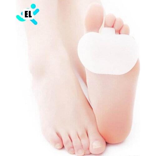 1Pair High-heeled Shoes Forefoot Cushion Pads Silicone Insole Orthotics Half Yard Pad Foot Care Insoles Metatarsal Toe Suppor