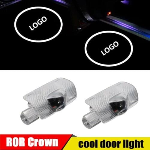 2pcs led door logo light For Toyota Crown 2005-2018 Toyota Logo Laser Projector Light Ghost Shadow Light Accessories