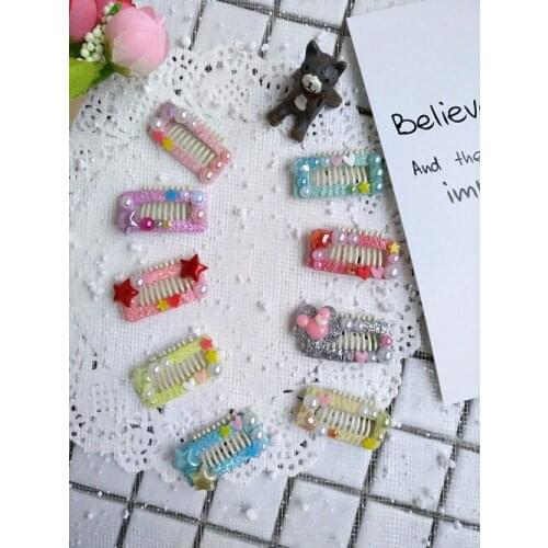 2018 handmade pet dog hair clip dog hair clip BB clip Mar Zisjokshasisted 10pcs