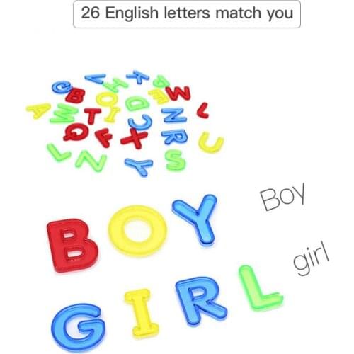 5CM Alphabet Number Toy Transparent Alphabets Environmentally Friendly Safe Teaching Tools Intelligence Development Toy For Kids