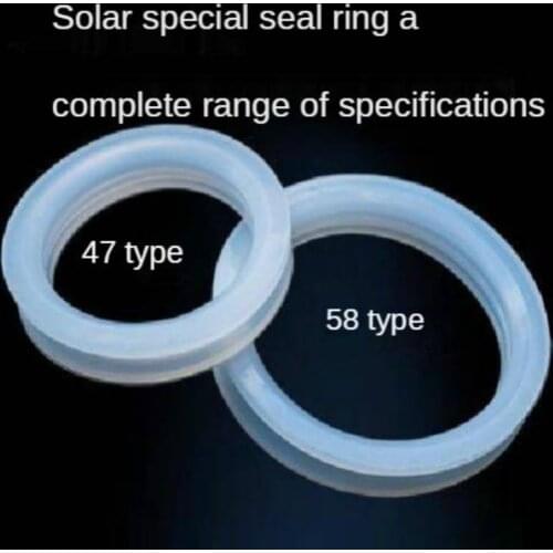 58 Sealing Ring 47mm Vacuum Tube Waterproof Rubber Ring Rubber Ring O Type Silicone Solar Water Heater Glass Tube
